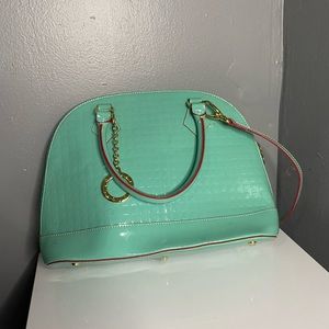 Baby blue purse